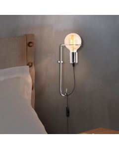 OPVIQ Zidna lampa Pota 3663, srebrna