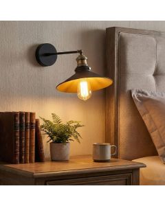 OPVIQ Zidna lampa Sağlam 3741, crna/zlatna
