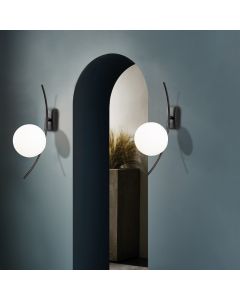 OPVIQ Zidna lampa Hilal 3821, crna/bela