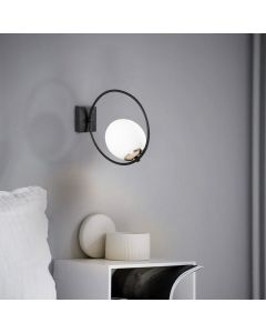 OPVIQ Zidna lampa Dolunay 3911, crna/bela