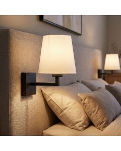 OPVIQ Zidna lampa Profil 4659, bela/crna