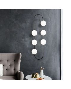 OPVIQ Zidna lampa Abaküs 4921, crna/bela