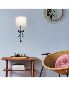 OPVIQ Zidna lampa Asaf 6982, crna/bela