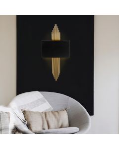 OPVIQ Zidna lampa 612 A, crna/zlatna