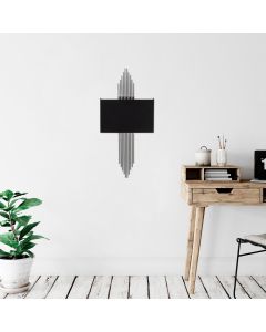 OPVIQ Zidna lampa 614 A, crna/srebrna