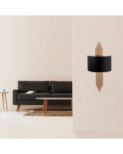 OPVIQ Zidna lampa 617 A, crna/zlatna