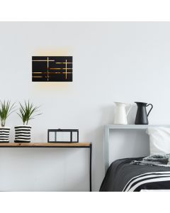 OPVIQ Zidna lampa 622 A, crna/zlatna