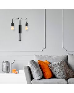 OPVIQ Zidna lampa Mum 3512, crna