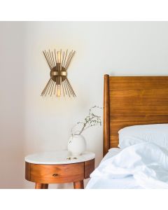 OPVIQ Zidna lampa Kirpi 3092, zlatna