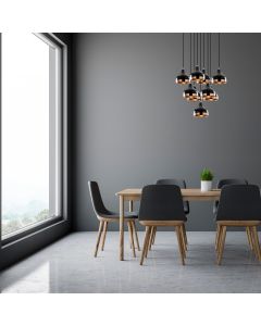 OPVIQ Visilica Yıldo 6893, crna/zlatna