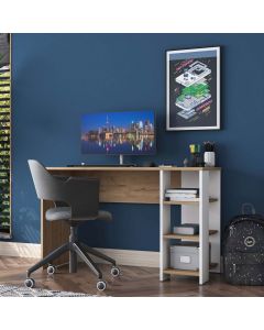 HANAH HOME Radni sto HA108 - 3425, braon/bela