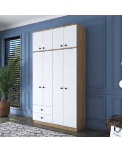 HANAH HOME Ormar BA121, bela/braon