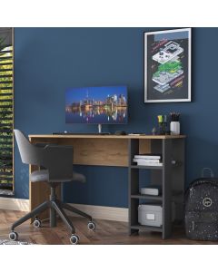 HANAH HOME Radni sto HA108 - 2585, braon/antracit