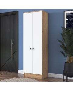 HANAH HOME Ormar P6 - M13 - 2241, bela/braon