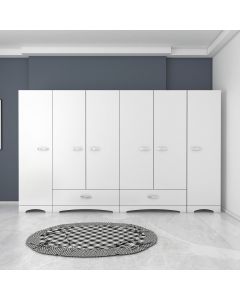 HANAH HOME Ormar F4 - 498, bela