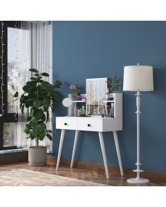 HANAH HOME Sto za šminkanje BJ102 - 2232, bela