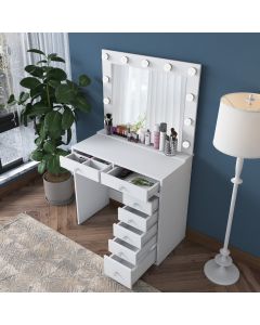 HANAH HOME Sto za šminkanje BJ115 - 2781, bela