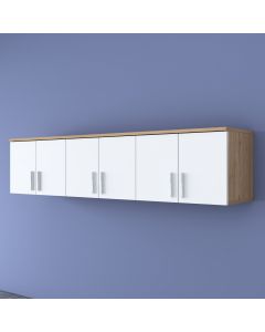 HANAH HOME Zidna polica EA114, bela/krem