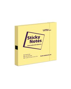 UNI LINE Blok samolepljivi 75x75 100 lista pastel žuti unl-1215 - 89641