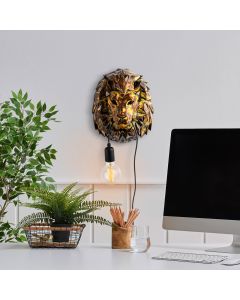 OPVIQ  Zidna lampa Lion Head