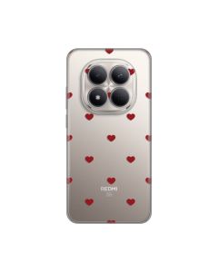Maska za Xiaomi Redmi Note 15 Pro 5G Red Hearts Silikonska Print