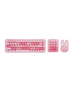 Combo mis i tastatura Coteci 84019 pink