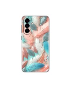 Maska za Samsung A576B Galaxy A57 5G Pastel Feathers Silikonska Print