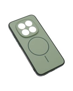 Maska za Xiaomi Redmi Note 15 Pro Plus 5G zelena Magsafe Matte Line