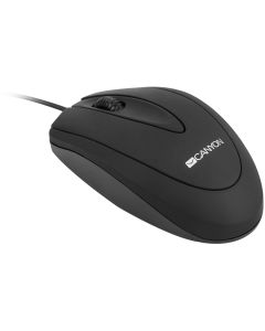 CANYON Miš CM-1 Wired optical sa 3 tastera, crna - 8YCNECMS1
