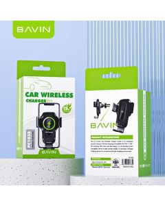 BAVIN Auto držač/wirelees punjač 15W - 90403-1
