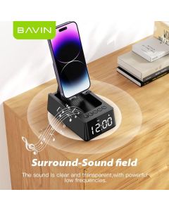 BAVIN bluetooth zvučnik BM-07 stalak, crna - 90504-1