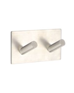 TENDANCE Zidna kukica sa 2 vešalice 3M 9x3x4.5cm, hrom - 9056102