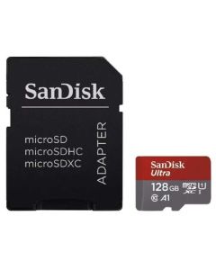 SANDISK SDHC 128GB micro 100MB/s40MB/s Class10 U3/V30+SD Adap.