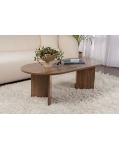 NORDURE Klub sto Sable, tamno braon