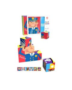 Puzzle kocke Profesije 6u1 - 9 delova - 91-70737