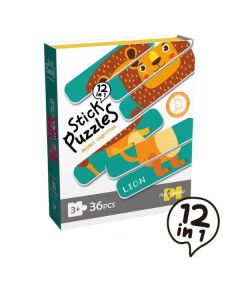 MILLA TOYS Puzzle Igra povezivanja sa magnetom Životinje 12u1 - 36 delova - 91-71078