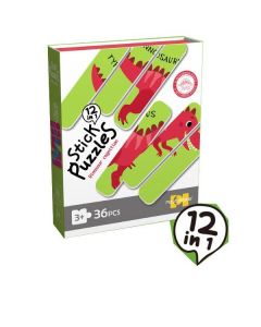 MILLA TOYS Puzzle Igra povezivanja sa magnetom Dino 12u1 - 36 delova - 91-71081