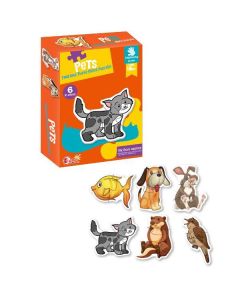 Puzzle za decu Ljubimci 6u1 88066 - 91-71115