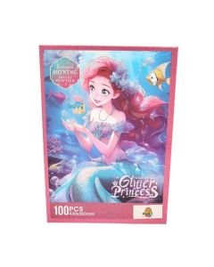 Puzzle za decu Glitter princess mermaid Alice, 100 delova - 91-71633