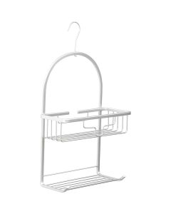 TENDANCE Viseća polica sa kukicom 28x12.5x49.5cm, aluminijum/hrom - 9100799