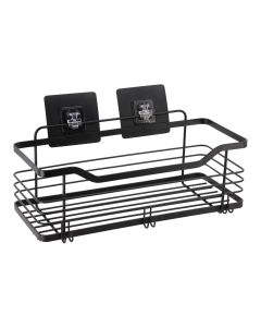 TENDANCE Samolepljiva zidna žičana polica 3M 31x15.5x16.5cm, crna - 91019108