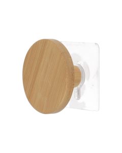 TENDANCE Samolepljiva kukica 6.5cm, bambus - 91041195