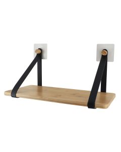 TENDANCE Samolepljiva polica 20x39.5x20cm, bambus/crna - 91046103
