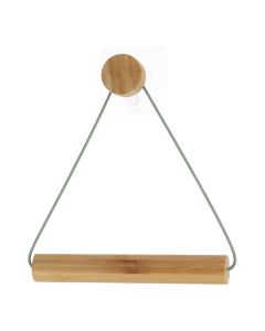 TENDANCE Samolepljivi drzač toalet papira 19x18.3x4cm, bambus/zelena - 91047143