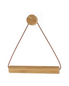 TENDANCE Samolepljivi drzač toalet papira 19x18.3x4cm, bambus/braon - 91047162