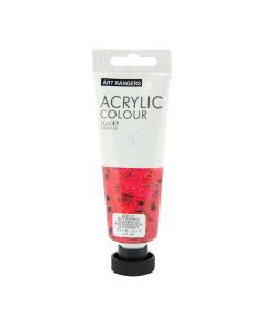 ART RANGER Boja akrilna 75ml red glitter gfp121  art ranger - 91774