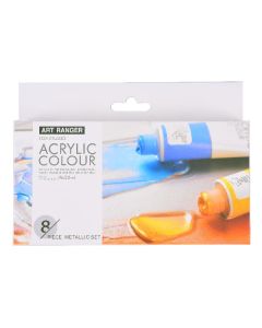 ART RANGER Boja akrilna 8/1 set metallic 8x22ml fea0822-m art ranger - 91826
