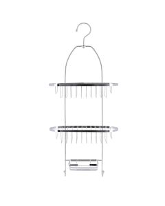 TENDANCE Viseća polica sa delom za sapun 26x11x63cm, metal/hrom - 9184102