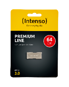 (Intenso) USB Flash 64GB Hi-Speed USB 3.0 up to 100MB/s, Premium Line - USB3.0-64GB/Premium Line