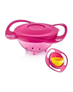 BABYJEM Činija za hranjenje 360°- pink - 92-23500